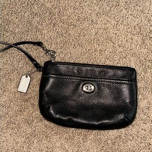 Coach Leather Wristlet Wallet